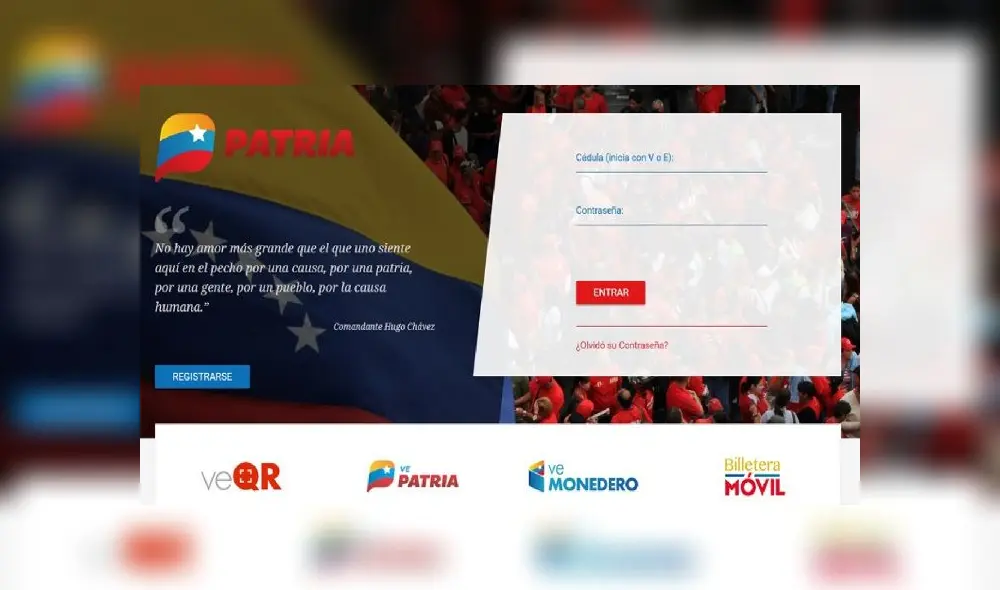 Ingresar en Patria. Averigua todo lo que tienes que saber. Foto: difusión Ingresar en Patria. Averigua todo lo que tienes que saber. Foto: difusión