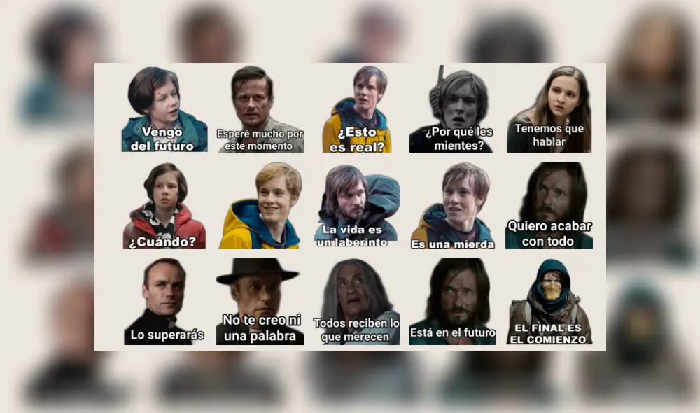 Stickers de Dark para WhatsApp. Foto: Stickerfan.