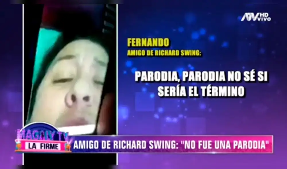 La amistad de ‘Richard Swing’, quien grabó la polémica videollamada donde hacía burlas, lo delató y confesó que su diálogo no fue planeado. La amistad de ‘Richard Swing’, quien grabó la polémica videollamada donde hacía burlas, lo delató y confesó que su diálogo no fue planeado.