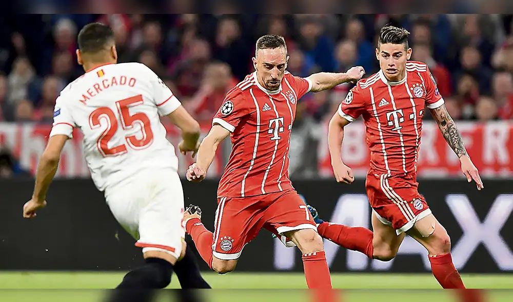 Champions League: Bayern Múnich igualó en goles a Sevilla y clasificó 