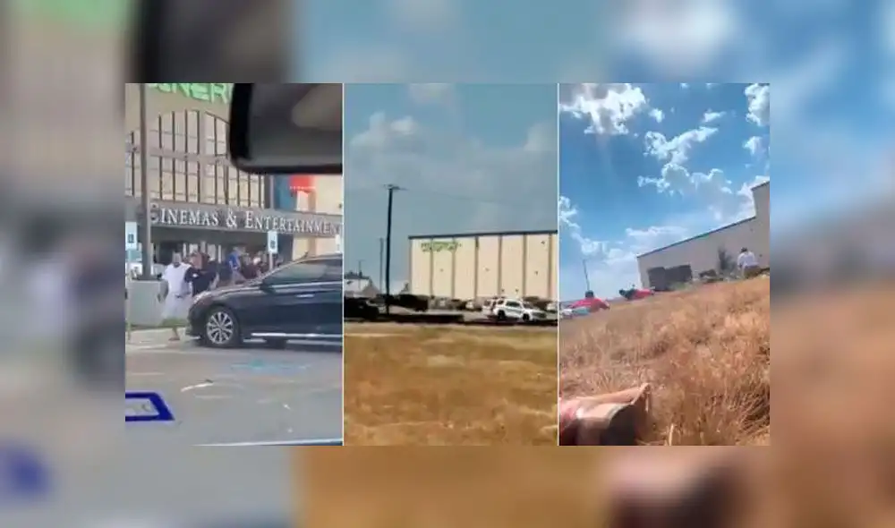 Tiroteo en Texas. Foto: captura de videos. Tiroteo en Texas. Foto: captura de videos.