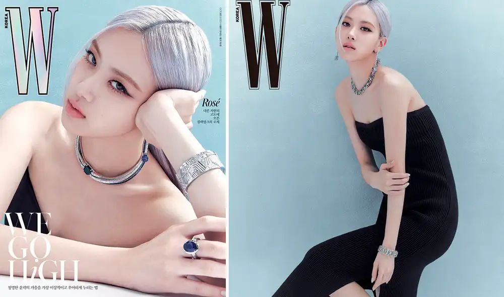Rosé de BLACKPINK en número de octubre para revista coreana. Foto: W Korea Rosé de BLACKPINK en número de octubre para revista coreana. Foto: W Korea