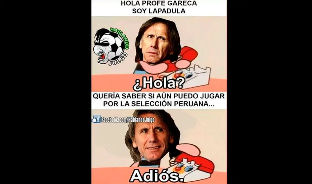 Memes invadieron las redes sociales tras la convocatoria de Ricardo Gareca para la selección peruana. Memes invadieron las redes sociales tras la convocatoria de Ricardo Gareca para la selección peruana.