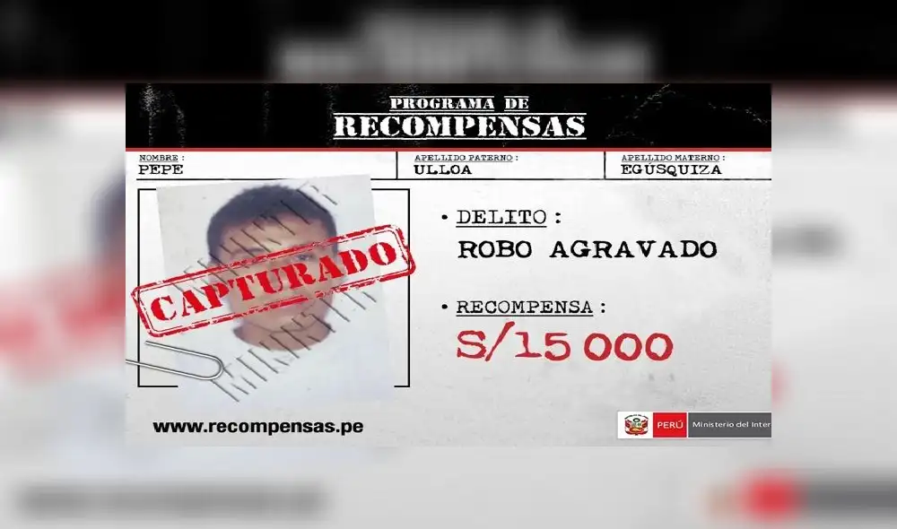 PNP capturó a requisitoriado por robo agravado en distrito de Uchiza 
