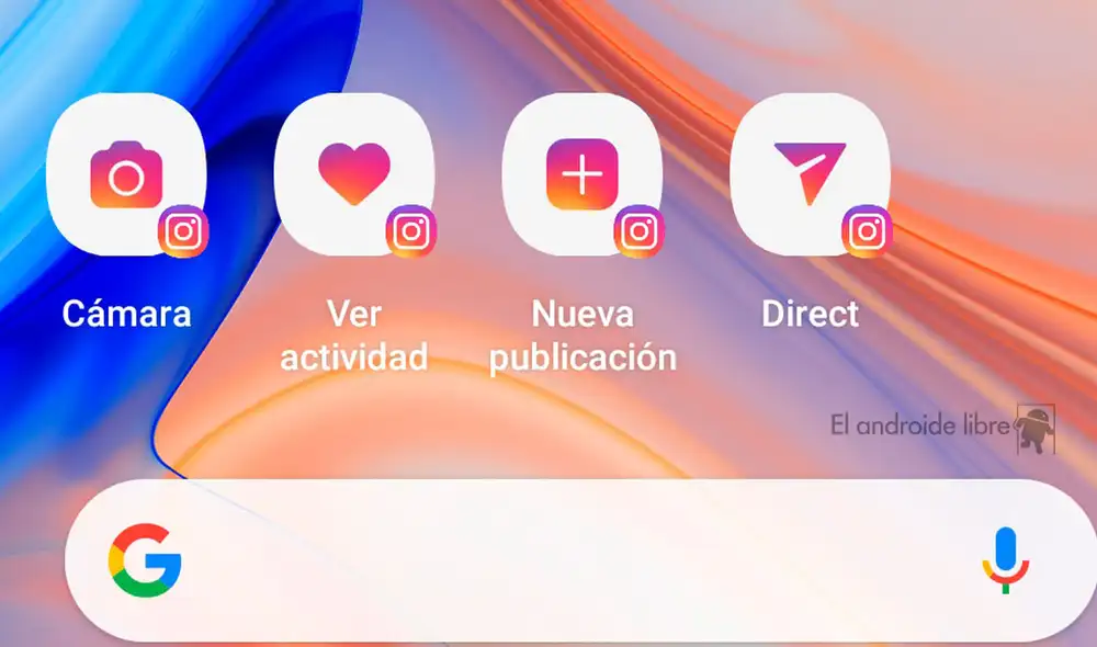Los nuevos atajos de Instagram. Foto: AndroidPolice