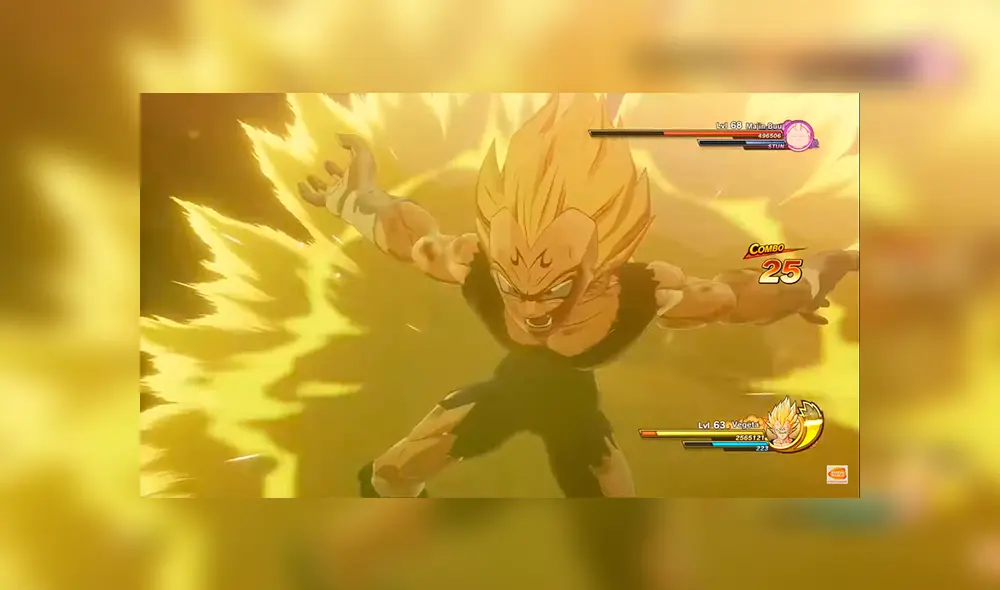 Gameplay de Dragon Ball Z Kakarot nos muestra la épica pelea entre Majin Vegeta y Majin Boo.