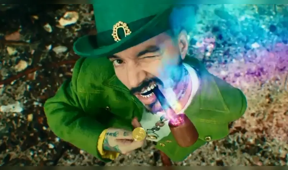 J Balvin apareció en una versión miniatura en el clip del tema “Verde”. (Foto: YouTube)