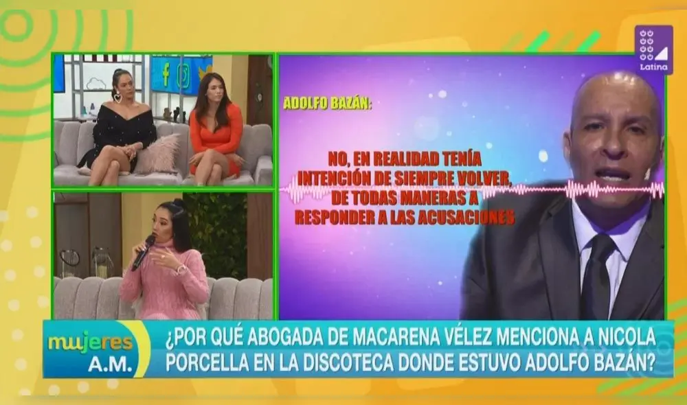 Conductora Jazmín Pinedo críticó a abogada de Macarena Vélez por defender a chicos reality