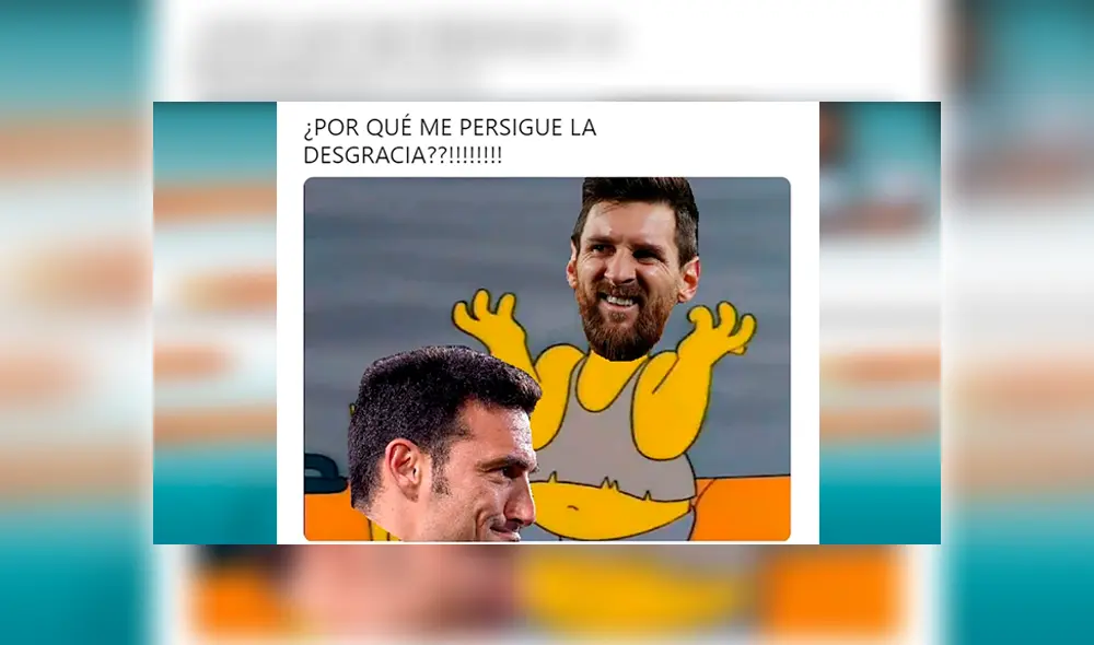 Messi es blanco de divertidos memes tras goleada sufrida por Argentina [FOTOS]