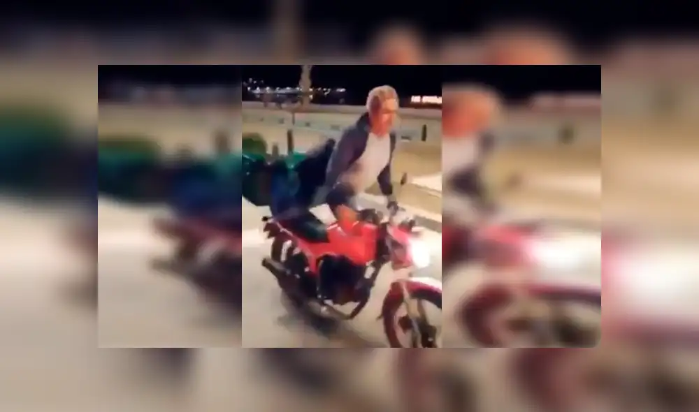 YouTube viral: Anciano sufre brutal accidente por presumir acrobacias en moto [VIDEO] 