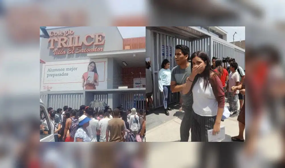 V.E.S.: alumno que realizó disparo en colegio Trilce fue retenido por la Policía [VIDEO]