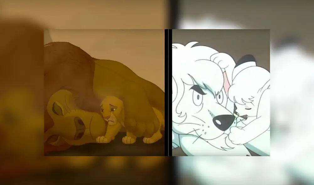 El Rey León se estrenó en 1994 y Kimba el León Blanco en 1950. Foto: YouTube.