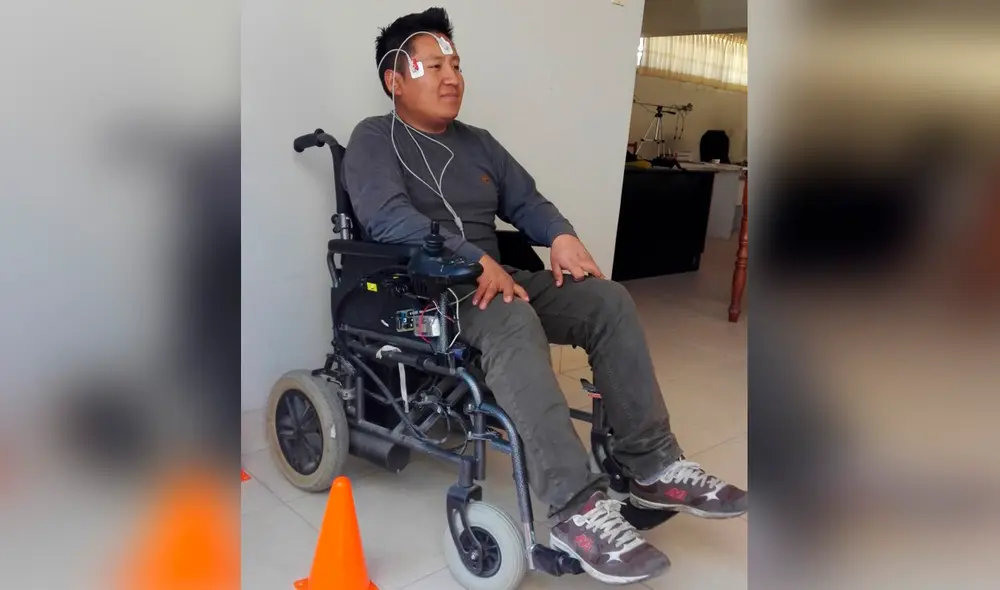 Prototipo fue utilizado con un paciente para demostrar efectividad. Foto: UNSA.