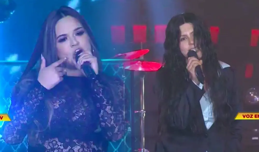 Las imitadoras sorprendieron a Ricardo Morán, quien resaltó la calidad de las interpretaciones. Foto: Captura Latina