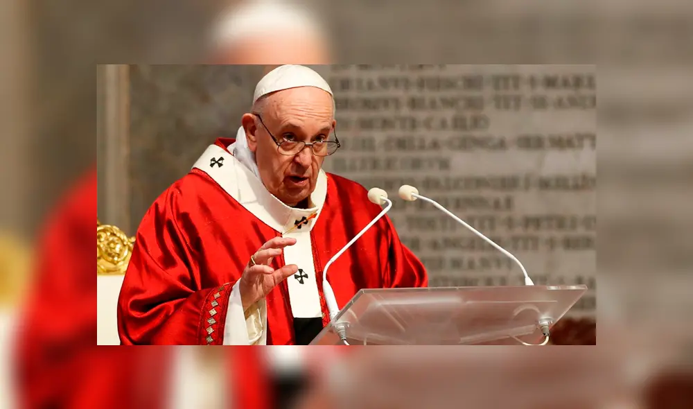 Papa Francisco aprovechó su discurso para llamar la atención a los fieles e integrantes del Vaticano sobre una "plaga peor que el coronavirus". Foto: EFE Papa Francisco aprovechó su discurso para llamar la atención a los fieles e integrantes del Vaticano sobre una "plaga peor que el coronavirus". Foto: EFE
