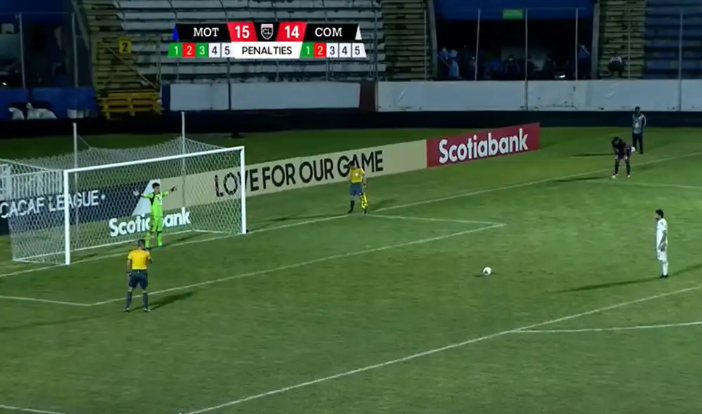 En total, la tanda de penales del Motagua vs. Comunicaciones duró aproximadamente media hora. Foto: Captura de video/Concacaf En total, la tanda de penales del Motagua vs. Comunicaciones duró aproximadamente media hora. Foto: Captura de video/Concacaf