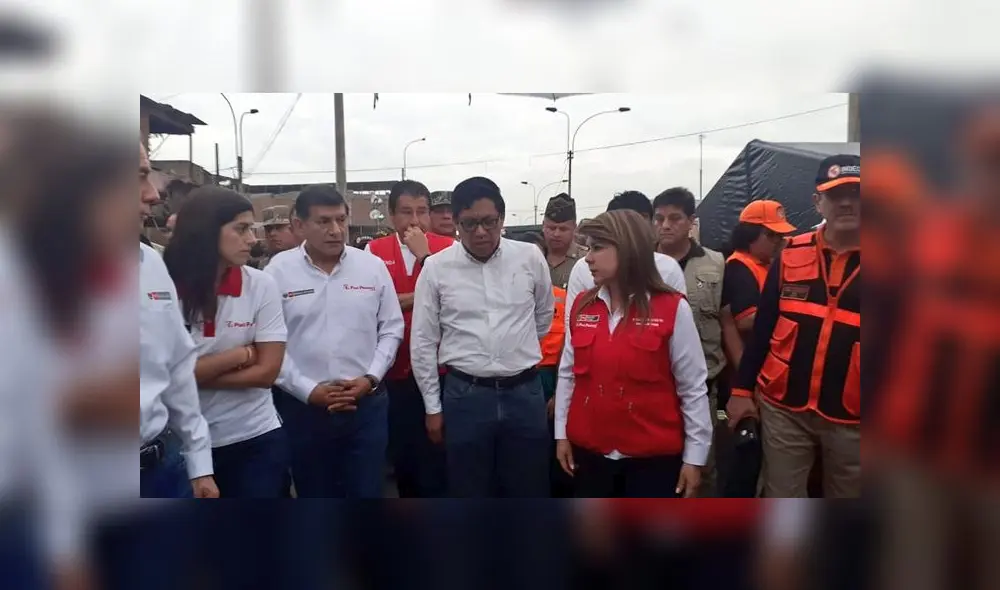 El Primer Ministro Vicente Zeballos dió declaraciones sobre el incendio en Villa El Salvador. Fuente: Consejo de Ministros.