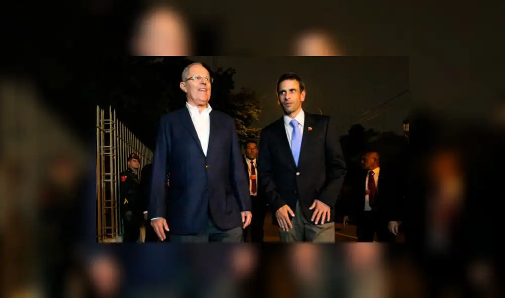 PPK envió mensaje de apoyo a Capriles tras ser inhabilitado por 15 años PPK envió mensaje de apoyo a Capriles tras ser inhabilitado por 15 años