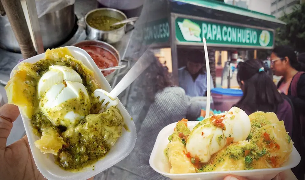 Papita con huevo. Composición La República Papita con huevo. Composición La República