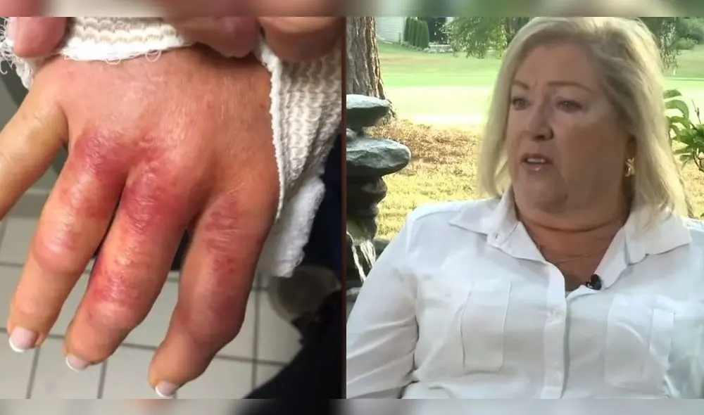 Jayne Sharp asistió a un salón de belleza en Knoxville, Estados Unidos. Foto: Captura. Jayne Sharp asistió a un salón de belleza en Knoxville, Estados Unidos. Foto: Captura.