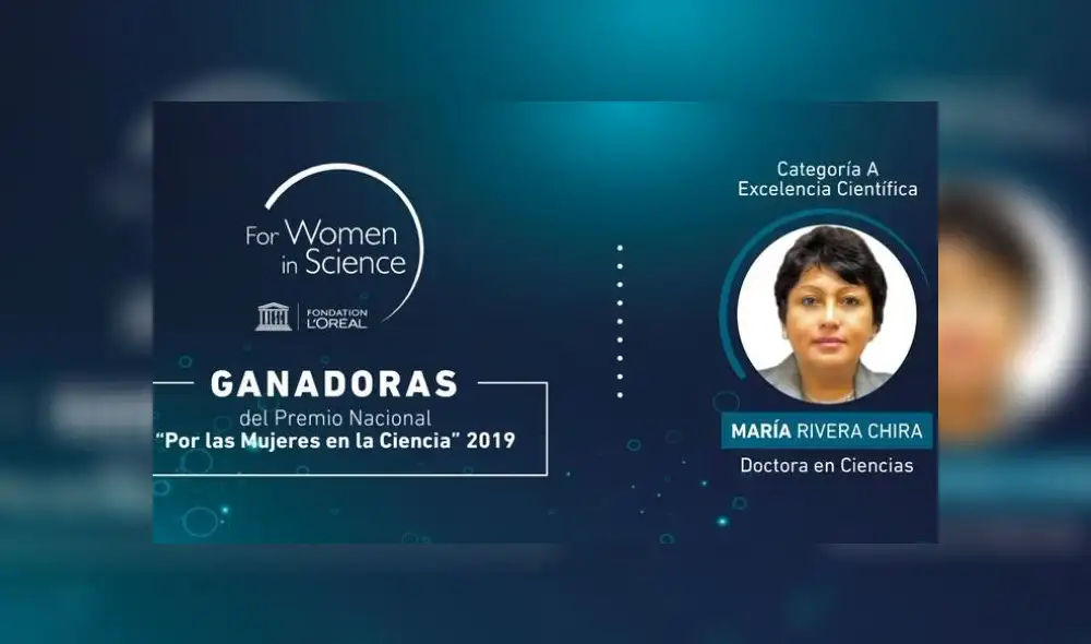 Revelan a ganadoras del premio nacional “Por las Mujeres en la Ciencia” Revelan a ganadoras del premio nacional “Por las Mujeres en la Ciencia”