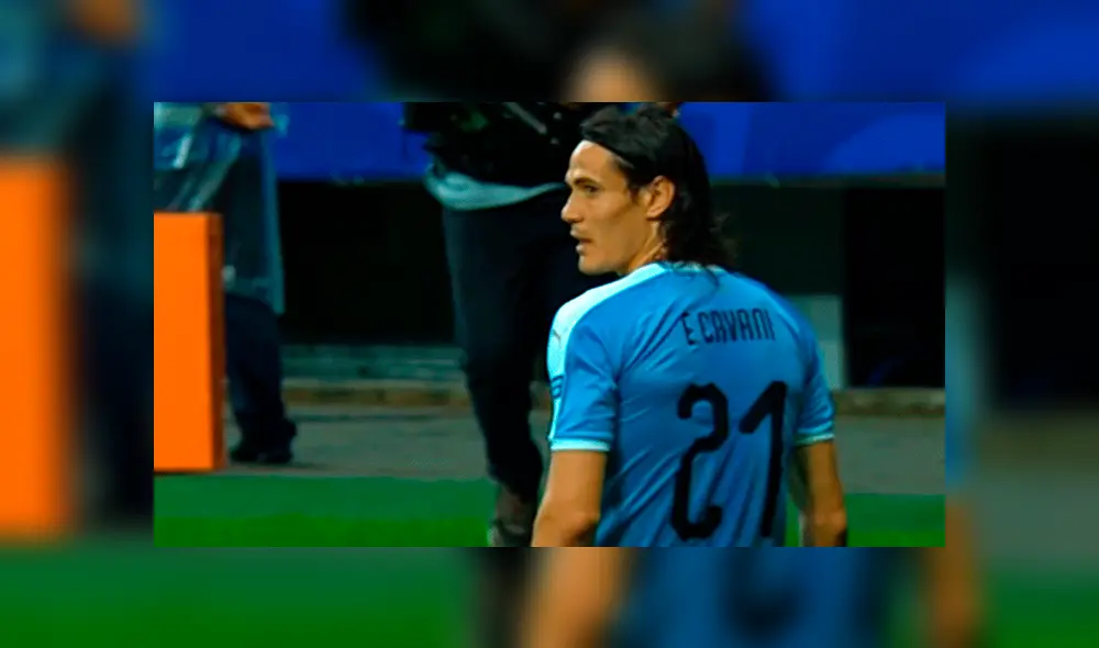 Cavani es uno de los goleadores en la Copa América. Créditos: Captura de TV Cavani es uno de los goleadores en la Copa América. Créditos: Captura de TV