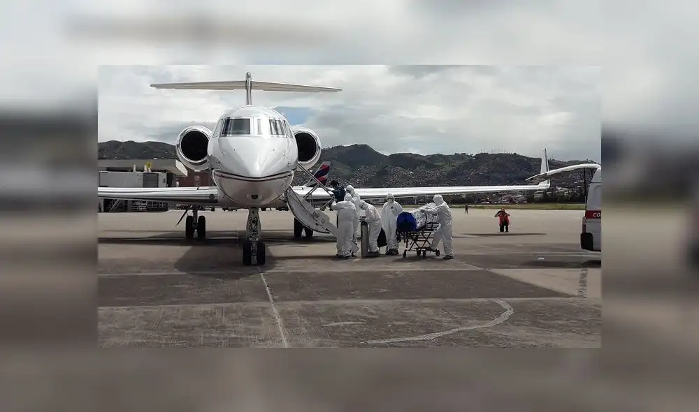 Un avión de la Fuerza Aérea Mexicana arribó este lunes a Cusco para repatriar a la mujer.