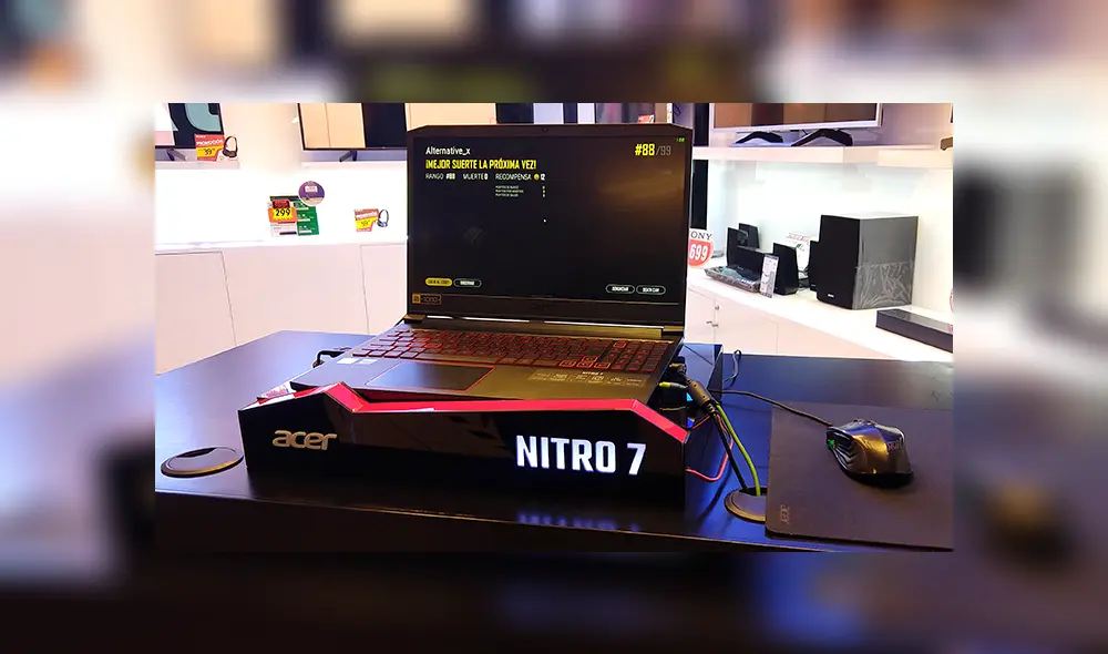 Ya está en nuestro país la Acer Nitro 7. Ya está en nuestro país la Acer Nitro 7.