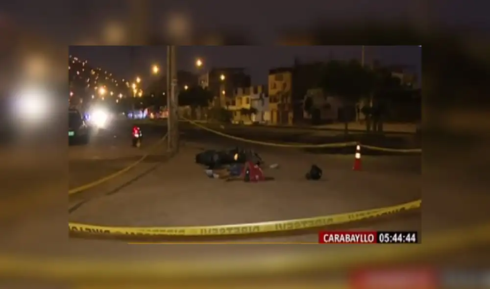Carabayllo: motociclista falleció tras confuso accidente en la avenida Túpac Amaru [VIDEO]