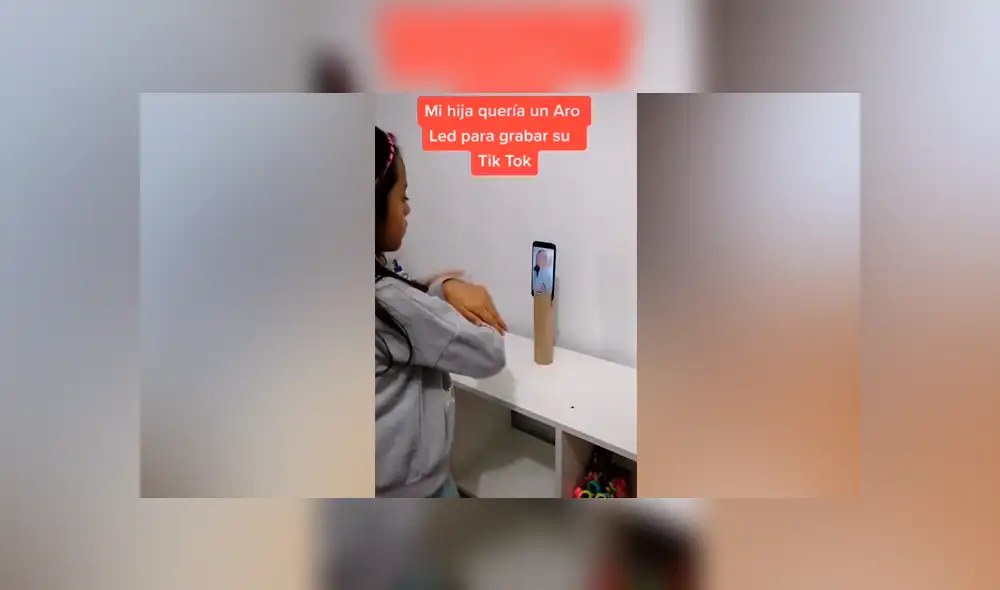 Desliza las imágenes para el increíble ‘aro’ que hizo este padre para que su hija haga videos en TikTok. Foto: Jogazo/TikTok Desliza las imágenes para el increíble ‘aro’ que hizo este padre para que su hija haga videos en TikTok. Foto: Jogazo/TikTok