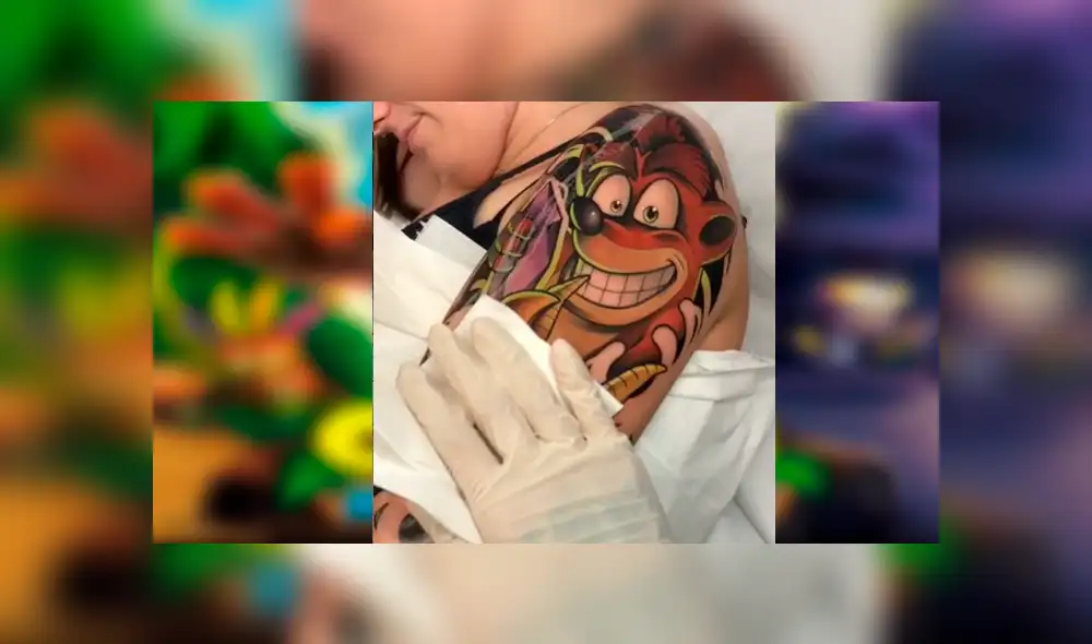 Facebook viral: fan de ‘Crash Bandicoot’ se hace tatuaje ‘ultra realista’ y resultado emociona a fans del marsupial. Foto: ikostattoo