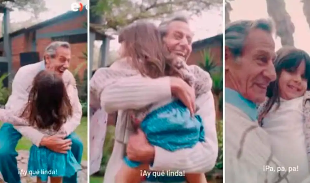 Roberto ‘Canguro’ Abugattás protagonizó emotivo comercial que conmovió a peruanos. | Foto. Captura del video de Entel