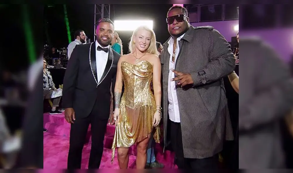 Leslie Shaw junto a Zion & Lennox. Foto: Instagram Leslie Shaw junto a Zion & Lennox. Foto: Instagram