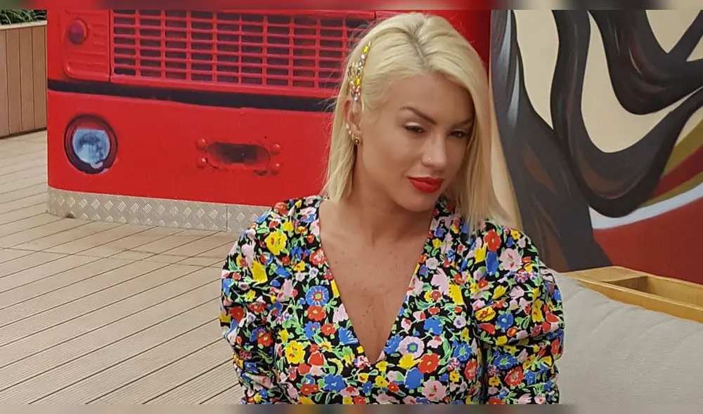 Leslie Shaw presenta su nuevo tema. (Foto: La República)