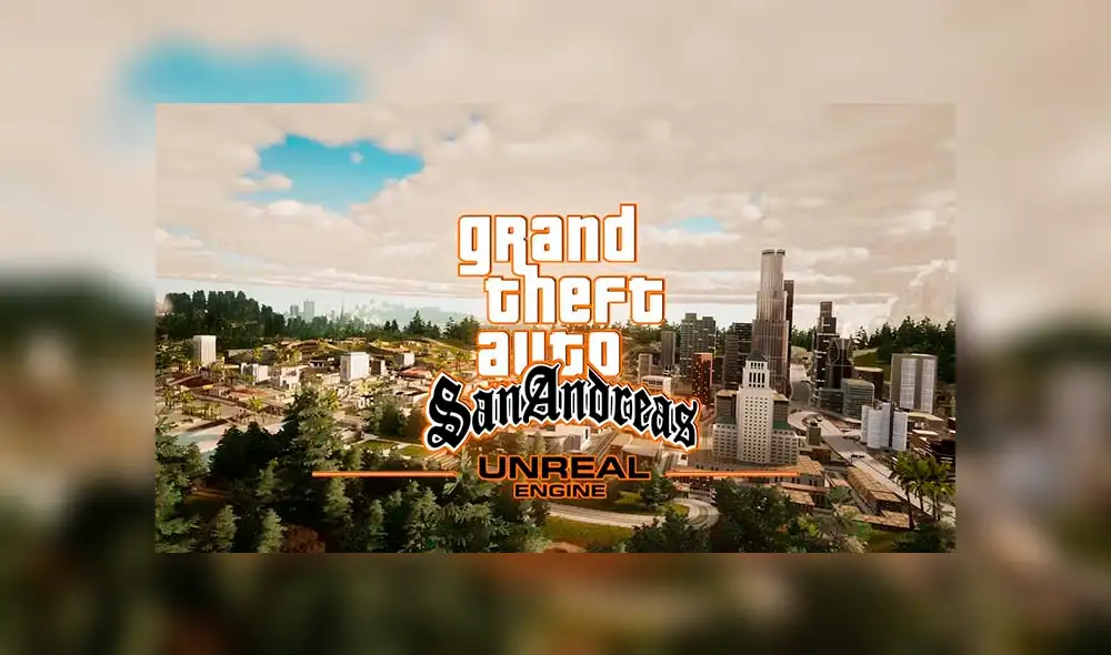 Tres latinos trabajan en el remake de GTA San Andreas con el motor gráfico Unreal Engine. Foto: ArcadiaSquad