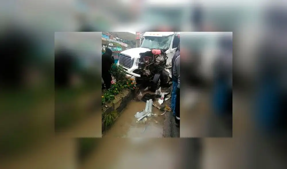 Huancayo: Choque entre bus y camión dejó 31 heridos