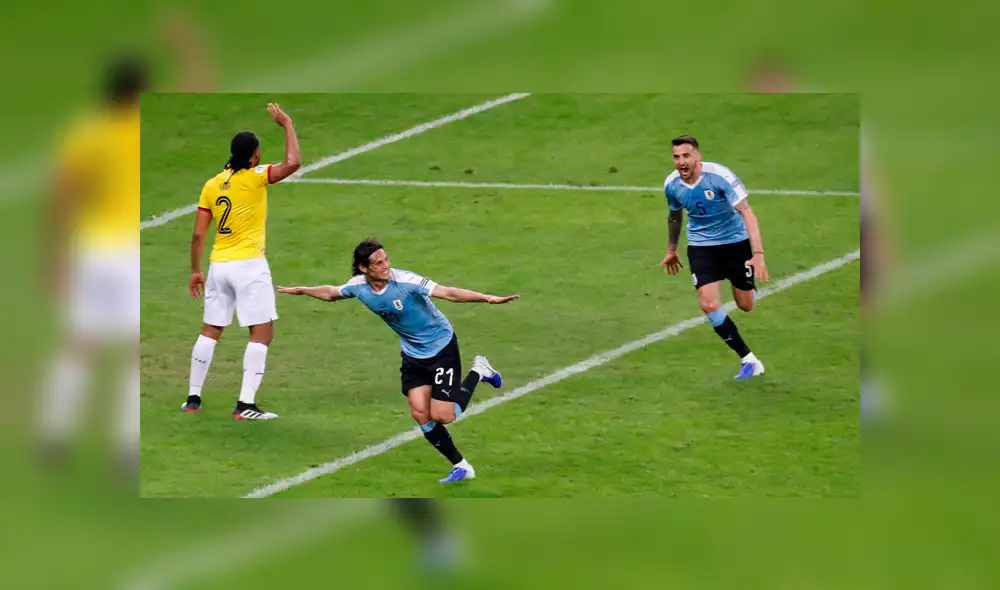 Uruguay vs. Ecuador: la exquisita "tijera" de Cavani para decretar el 2-0 [VIDEO]