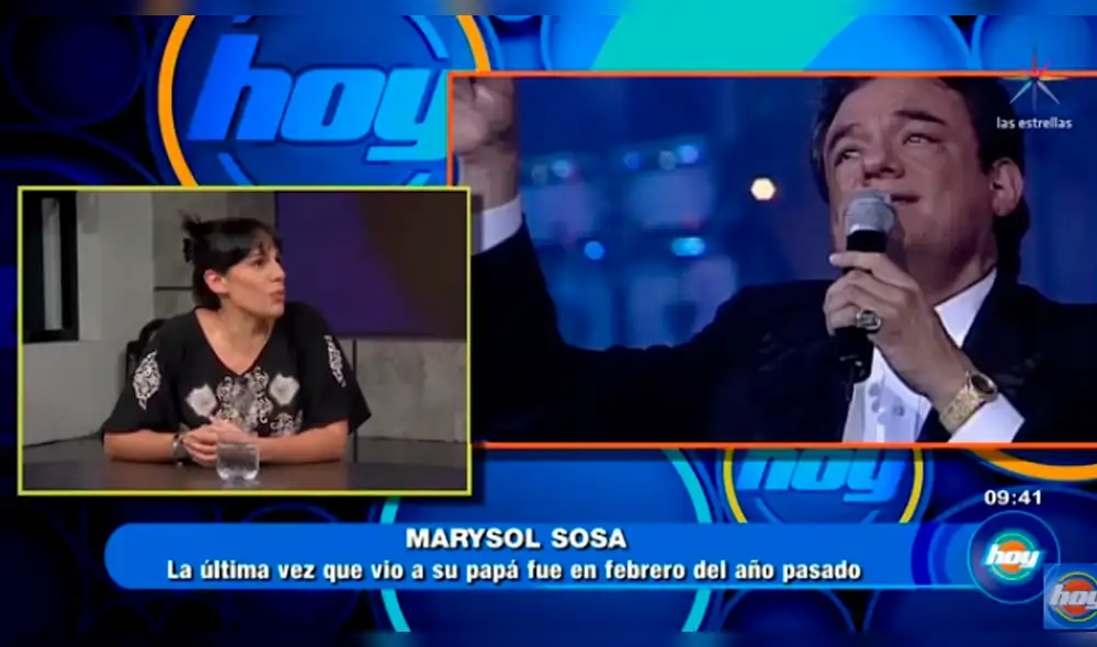 Hija de José José, Marysol Sosa, reveló por qué ya no visita a su padre