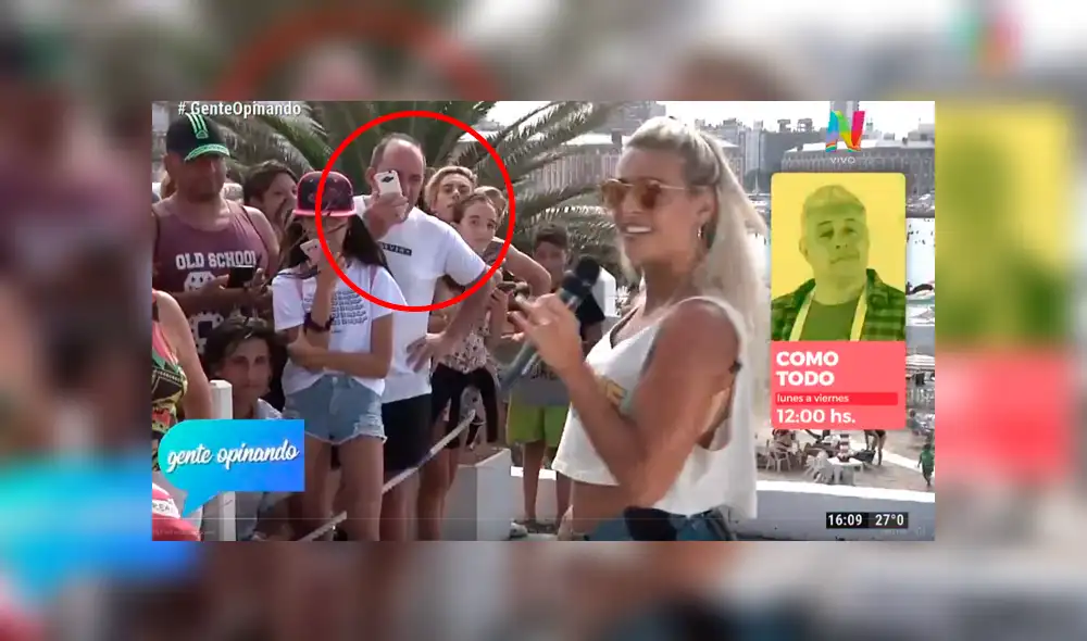 Facebook viral: modelo argentina confronta en vivo a hombre que la grabó de espaldas en plena transmisión