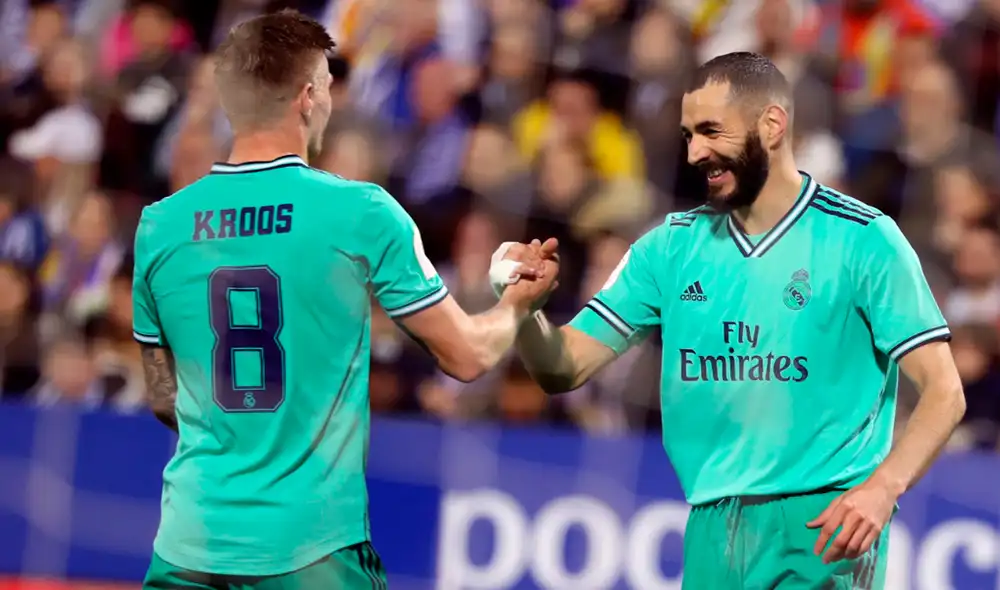 Real Madrid goleó al Zaragoza y clasificó a los cuartos de final de la Copa del Rey. | Foto: EFE