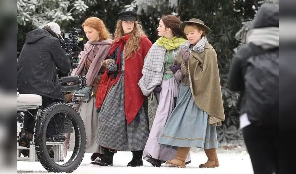 Revelan imágenes de protagonistas de Mujercitas  