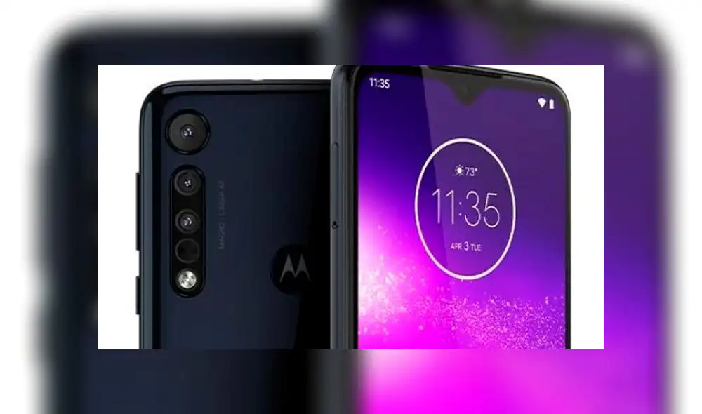 Motorola One Macro tiene triple cámara trasera. Motorola One Macro tiene triple cámara trasera.