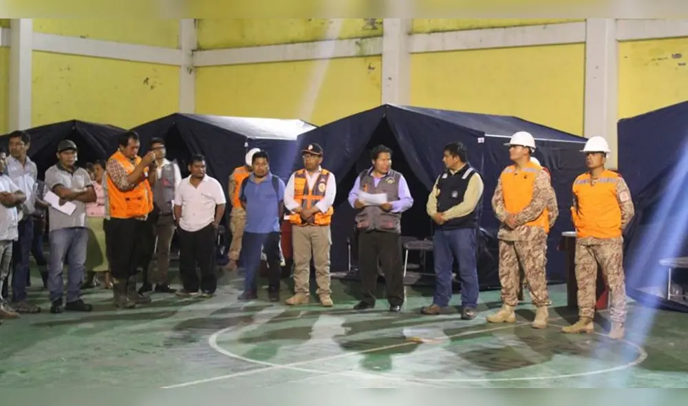 Instalan albergue temporal para familias damnificadas de San Gabán. Instalan albergue temporal para familias damnificadas de San Gabán.