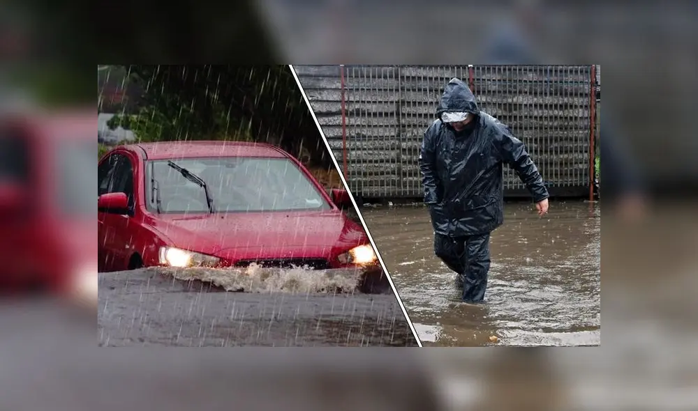 lluvias en chile Composición La República/Meteored/ElDesconcierto.cl