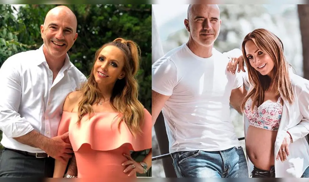 Erika Zaba y su esposo