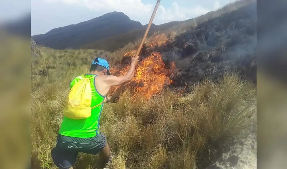 Apurímac: Voraz incendio consume Santuario Nacional de Ampay Apurímac: Voraz incendio consume Santuario Nacional de Ampay