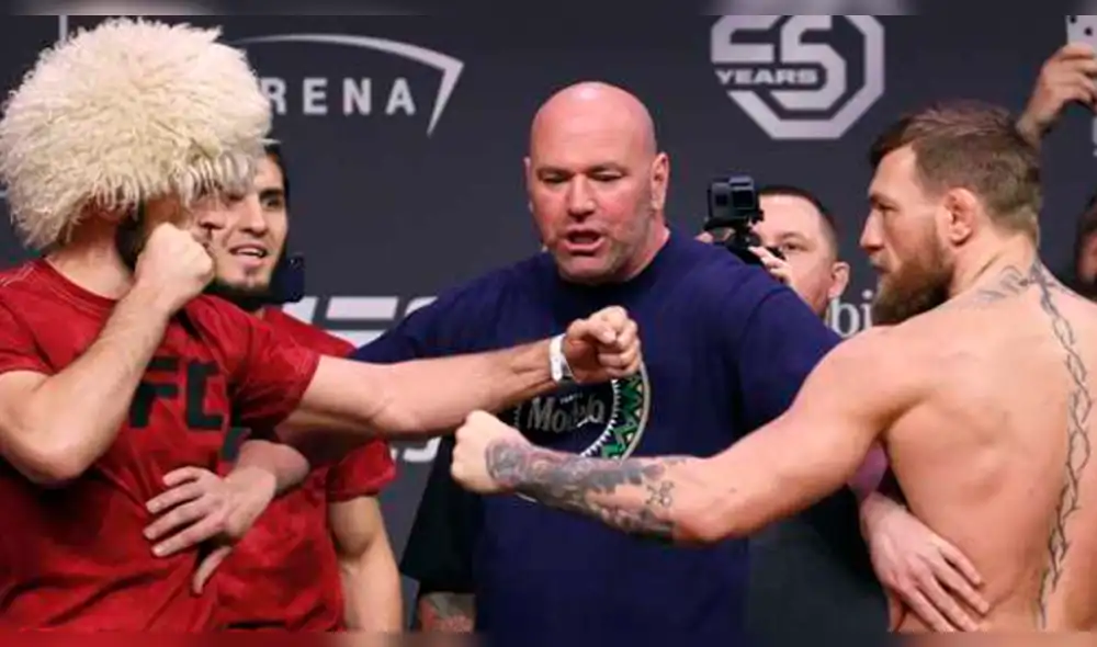 Mira el sorprendente póster que calentó la pelea entre Khabib y McGregor en Facebook [FOTO]