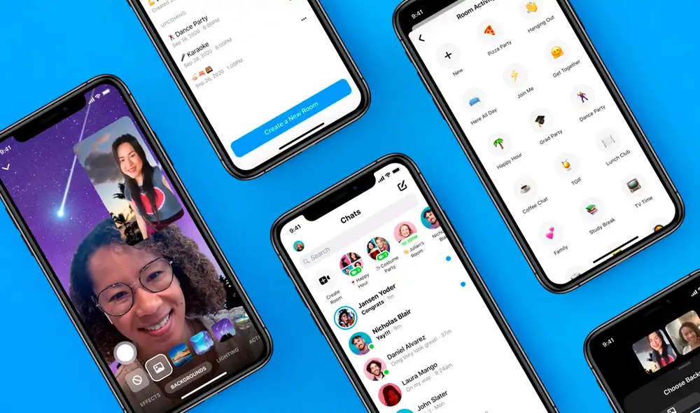 Conoce la nueva función de Messenger Rooms. | Foto: Facebook Conoce la nueva función de Messenger Rooms. | Foto: Facebook