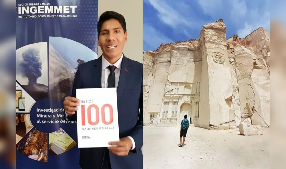 Las canteras del sillar en Arequipara, es uno de los lugares turísticos más visitados de la región. Foto: elaboración La República.