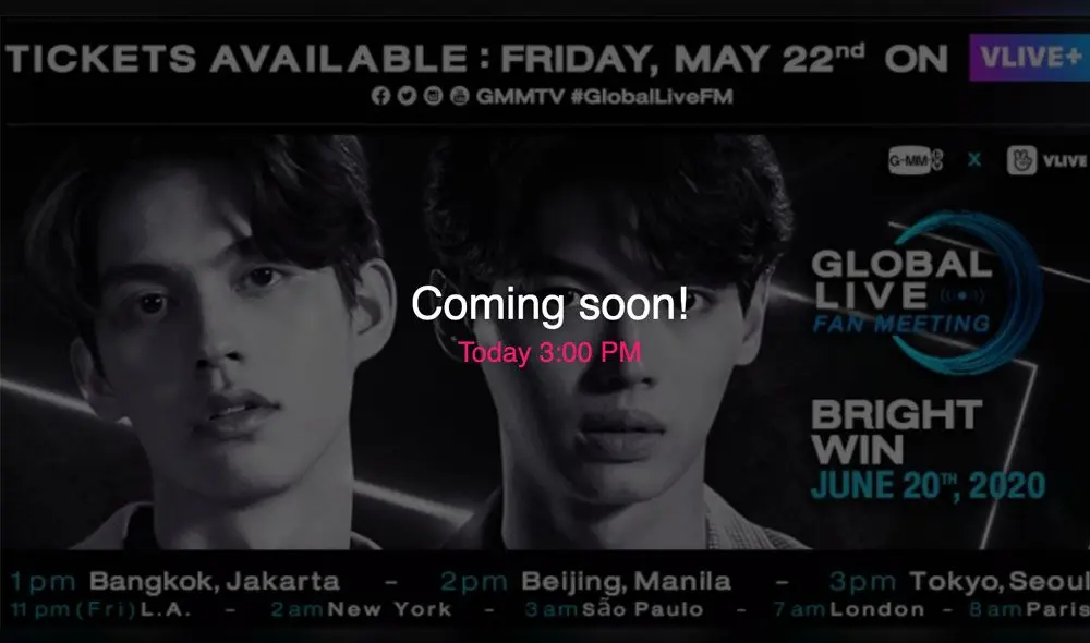 Desliza para ver más fotos de Bright Vachirawit y Win Metawin. CRÉDITOS: GMMTV Desliza para ver más fotos de Bright Vachirawit y Win Metawin. CRÉDITOS: GMMTV